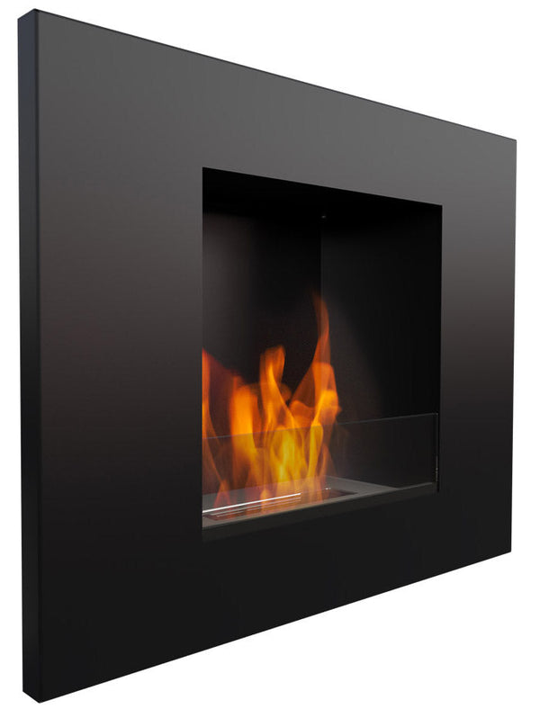 prezzo Bioethanol Wandkamin 68,5x53,4 cm Flig New York Schwarz
