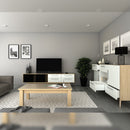 Cassetto Esterno Concept 30 Kg H105 mm P 300 Verniciato Bianco Acciaio Emuca