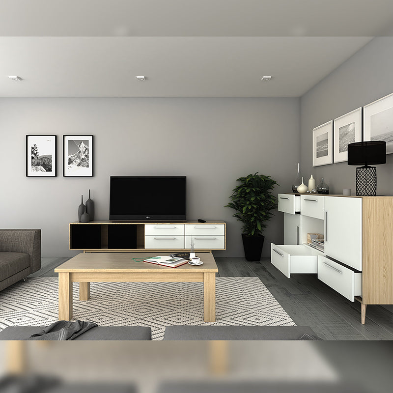 Cassetto Esterno Concept 50 Kg H105 mm H105 Verniciato Bianco Acciaio Emuca