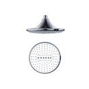 Soffione Doccia Ø24 cm con LED per Controlla Temperatura Acqua Sined  Grigio
