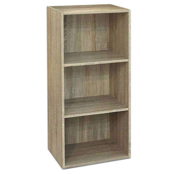 prezzo Bücherregal mit 3 Böden 40x29x89 cm aus Eichenholz