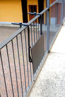 Tavolino Pieghevole da Ringhiera 60x52 cm Ringhiera in Ferro Antracite