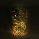 Lampada a LED da Tavolo in Vetro 20x20H50cm Quadro