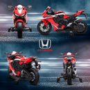 Moto Elettrica per Bambini con Licenza Honda CBR 1000RR 6V Velocità 3km/h Rosso  