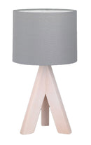 Lampada da Tavolo da Interno Attacco E14 in Legno naturale Legno