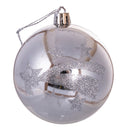 Set 8 Palle di Natale Ø8 cm in Plastica Argento