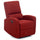 Manuell verstellbarer Relax-Sessel aus Fiorella Rossa-Stoff