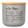 Feines Salzglas 500 ml aus New Bone China Villa D'este Home Tivoli Grau