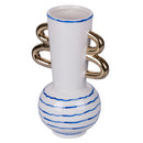 Vaso con doppio Manico 15x11,5x22,5 cm  in Porcellana VdE Tivoli 1996 Egeo