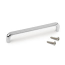 Set 20 Maniglie per Mobili 160 mm in Zama Emuca Zagreb Cromato