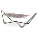 Amaca da Giardino a Gondola 336x130 cm in Poliestere Grigio      