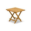 Tavolino da Giardino Pieghevole in Legno Acacia Taddei Medan 50