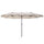 Doppeldachgartenschirm 4,6x2,7m Beige
