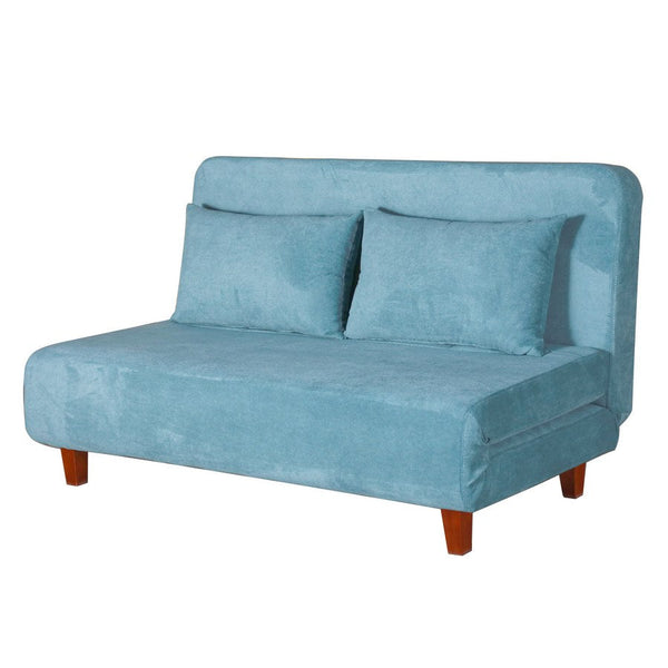 sconto Divano Letto 2 Posti 146x91x82 cm in Tessuto Blumine