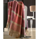 Plaid Pura Lana 130x180cm 380gr Cober Denver Viola Melanzana