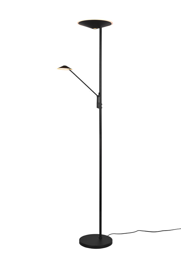 acquista Piantana da Interno a LED in Metallo Nero Opaco