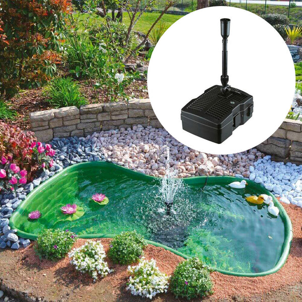 online Kit Laghetto Artificiale + Pompa Filtro da Giardino 178x125x45 cm in Polietilene 610 Litri Verde
