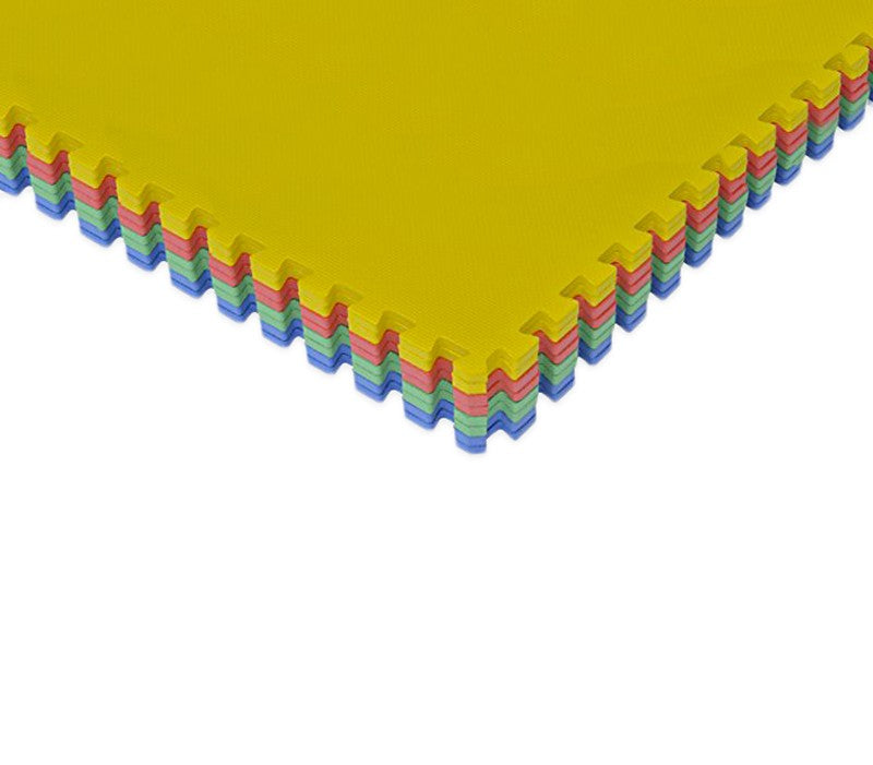 Tappeto Puzzle in EVA 4 Pz 60x61 cm Multicolore