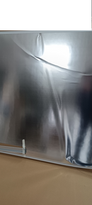 Lavagna per Ufficio Magnetica 200x100 cm in Alluminio Silver Seconda Scelta