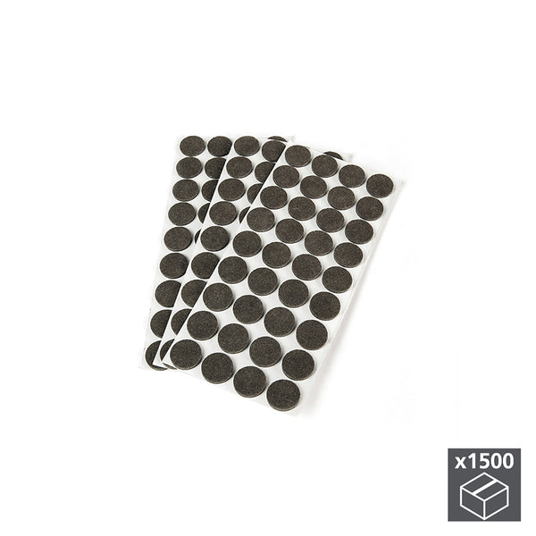 Filzgleiter rund 16 mm Klebefilz für Möbel 1.500 Stück Emuca acquista