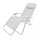 Zero Gravity Reclining Folding Liegestuhl 88x65x110 h cm in weißem Textilene