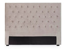 Testiera Letto Caspar Grigio Chiaro 160 in Legno