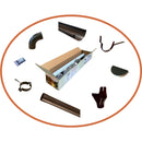 Kit Gronde per Casette di Legno con Falde 350/390 cm in Metallo Galvanizzato