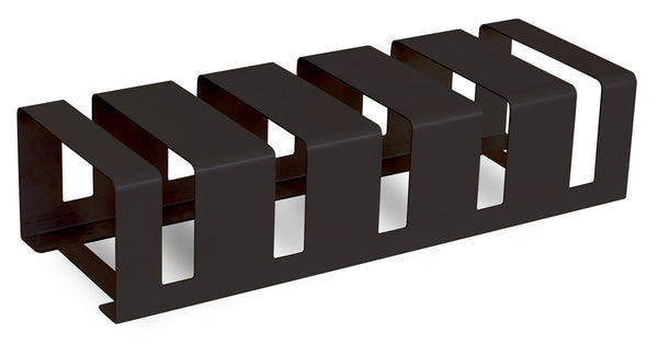 prezzo Rastrelliera Portabici 5 Posti 106x38x24 cm in Metallo Verniciato Nero Antracite