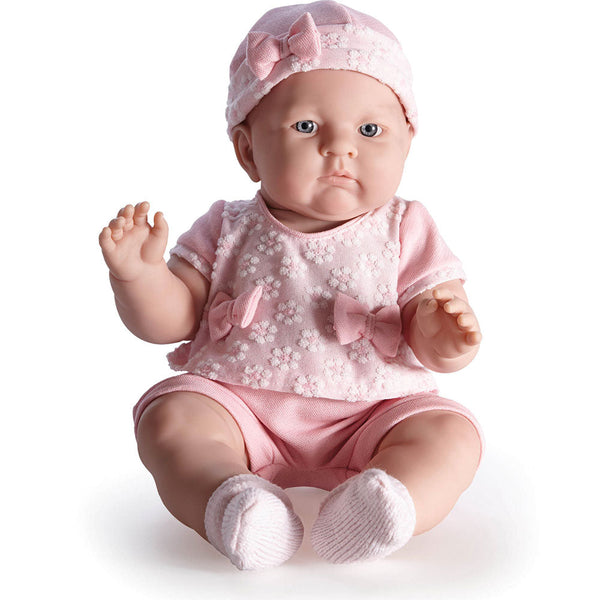 Baby Newborn Doll Lily mit rosa Pyjama 46cm JC Toys prezzo