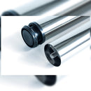 Gambe per Tavola Ø60 mm di Acciaio Cromato Brillo Acciaio Emuca