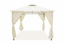 Gazebo da Giardino in Ferro 3x3 mt Soriani Sahara Ecrù