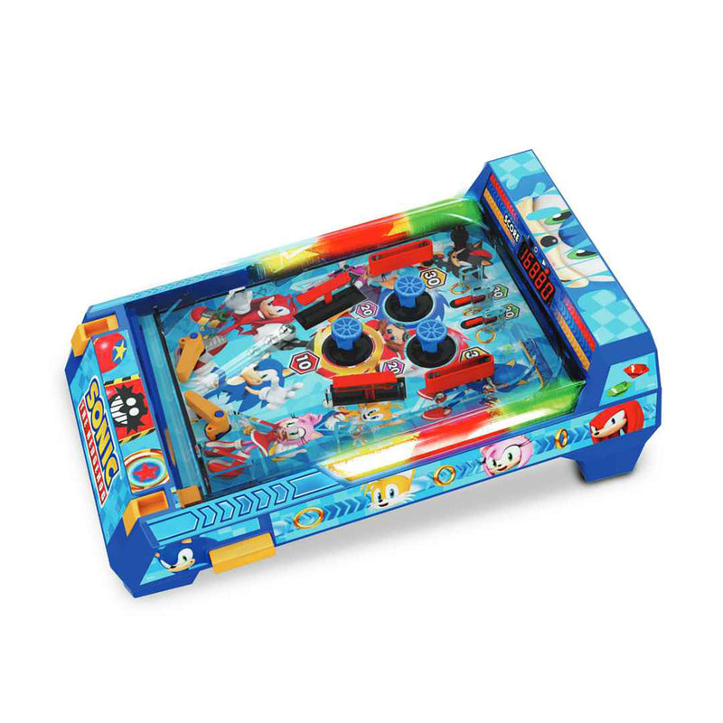 Pinball Gioco Arcade per Bambini Suoni e Luci LED Sonic  
