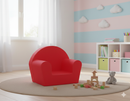 Poltroncina per Bambini 42x31x50 cm in Tessuto Cotone  Rosso