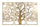 Gold Baum des Lebens Panel Set 3tlg. 165x2x110 cm in Gold Iron