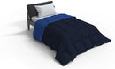 Trapunta Invernale Doubleface 300gr Blu Scuro\/Blu Royal