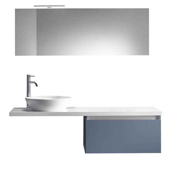 acquista Ibiza 18 Abgehängter Badezimmer-Waschtisch Blau TFT