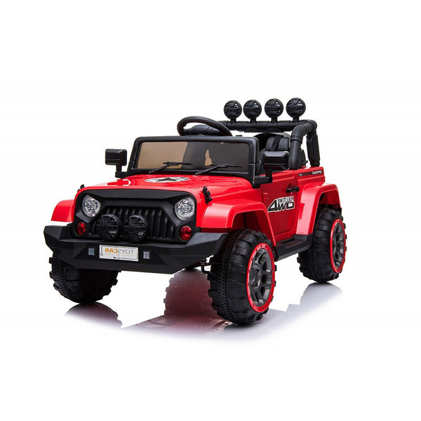 acquista Macchina Elettrica per Bambini Fuoristrada Adventure 12V con Telecomando Rosso
