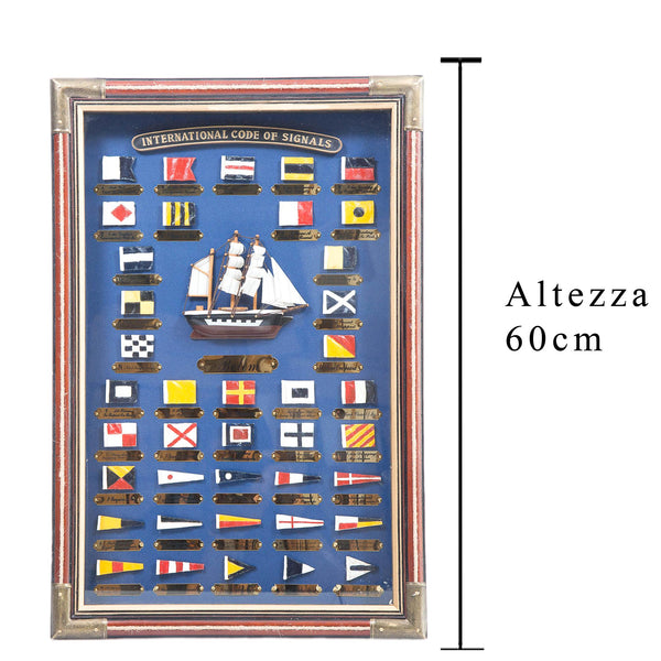 online Quadro Bandiere Marinari 40x45x60H