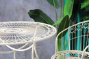 Set Tavolo e 2 Sedie da Giardino in Metallo Ragusa Avorio