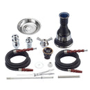 Narghilè 2 Tubi H50 cm con Pinza Carbone