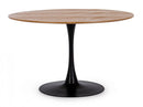 Tavolo Ø120x75h cm Bloom Top Veneer