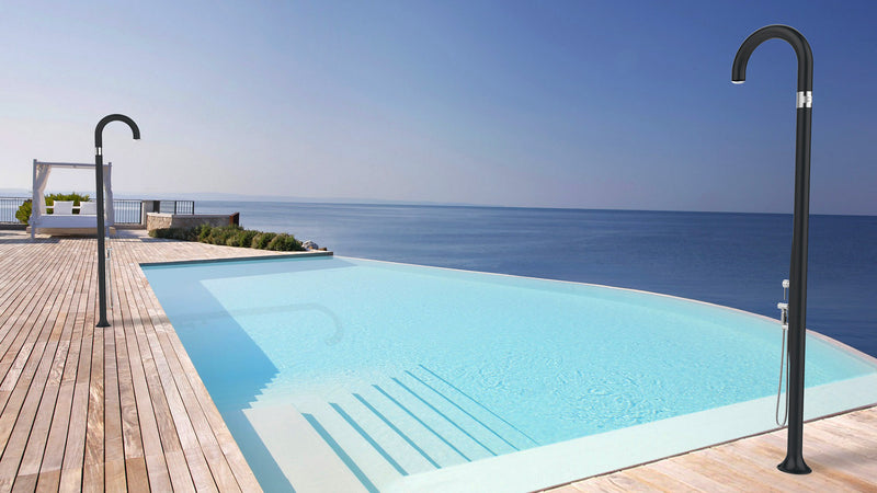 Doccia da Esterno Giardino Miscelatore e Doccetta Mobile Arkema Funny Yin Fuxia