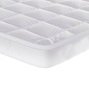 Topper Trapuntato 800 gr/mq con Fascia Coprimaterasso Morfeo Bianco Varie Misure