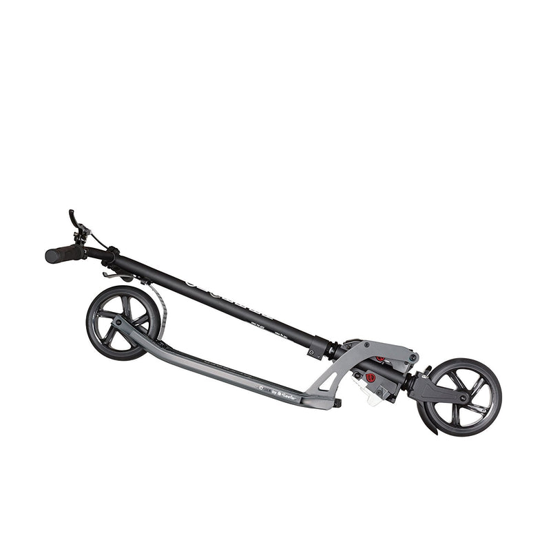 Monopattino 2 ruote per Adulti Struttura in Alluminio Richiudibile Max 100Kg Globber One K 180 Nero