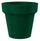 Vaso Ø160x148 cm in Resina Arkema POT XL Verde Scuro