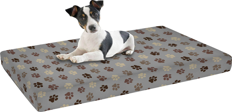 Materassino Imbottito per Cani e Gatti Pet Paws Grigio Varie Misure