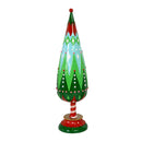 Mini Albero di Natale in Resina verde cm Ø12,8xh46,7