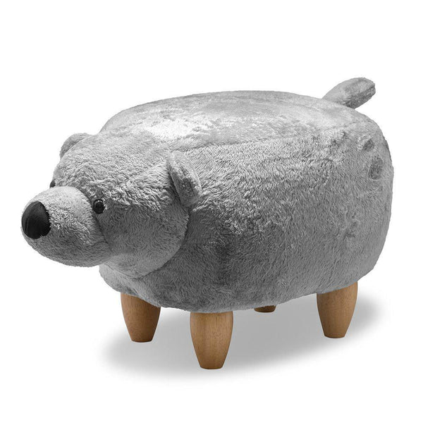 online Hocker Pouf Fußstütze für Kinder 65 x 35 x 36 cm Brown Bear Divina Home