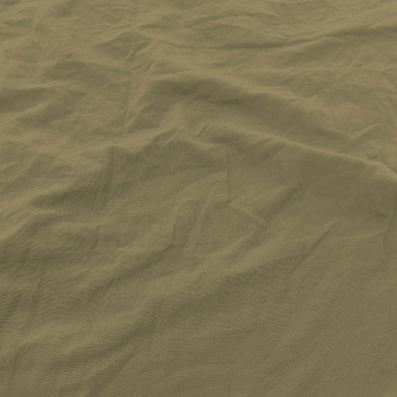 Copripiumino con Sacco e Federe Linea Water Washed Ocra