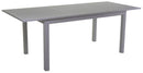 Tavolo da Giardino Allungabile 150/210x90x75 cm in Alluminio Sullivan Tortora